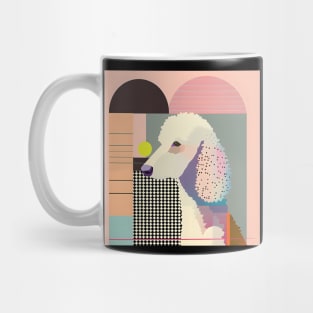 Retro Bedlington Terrier: Pastel Pup Revival Mug